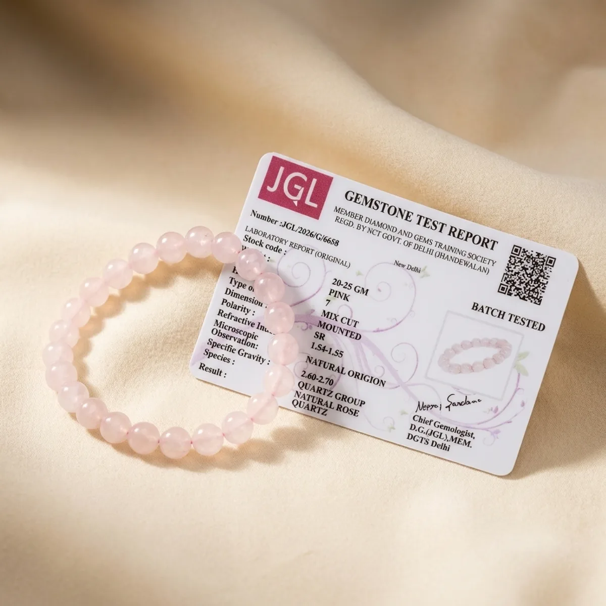 Rose Quartz Love Magnet Bracelet