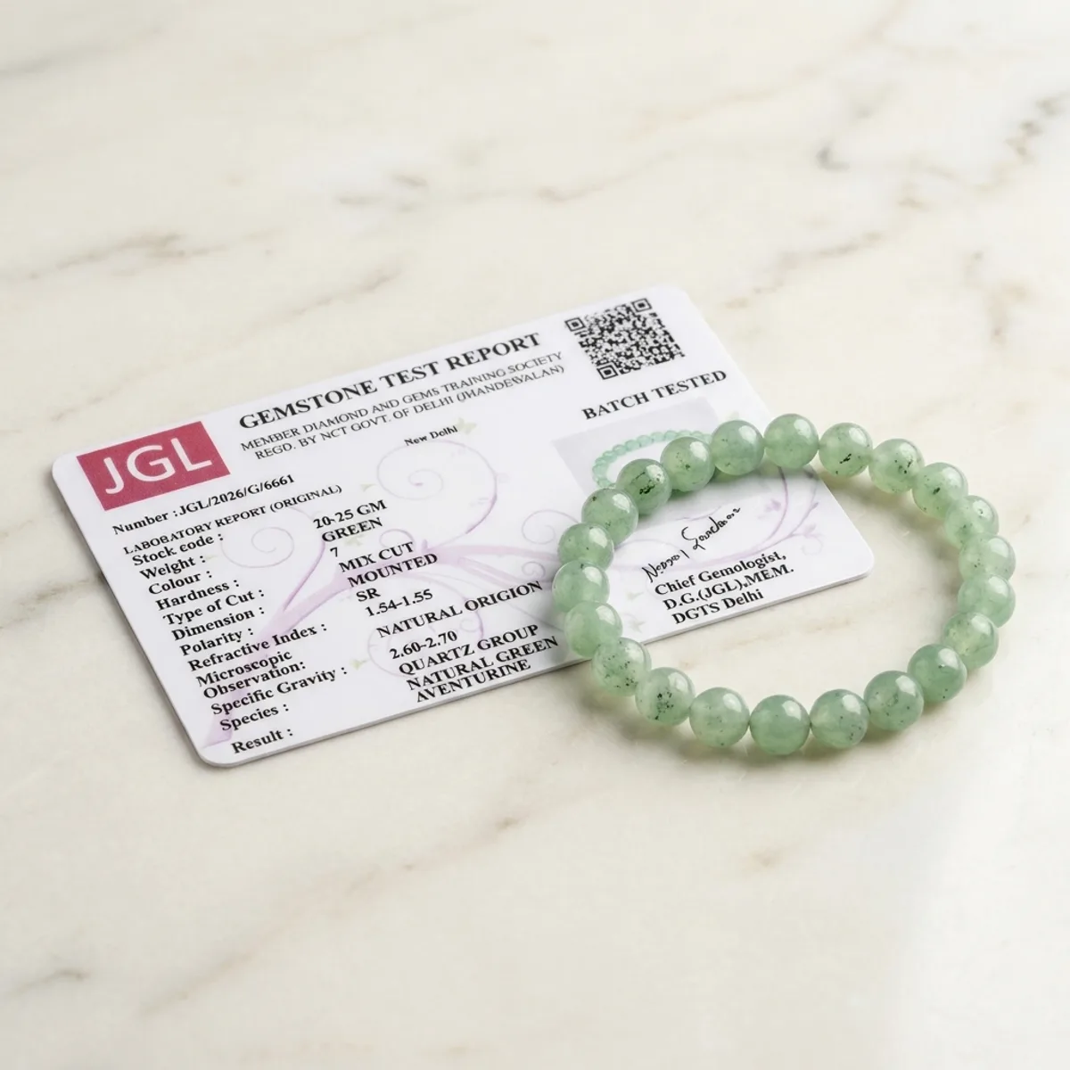 Green Aventurine Luck Attraction Bracelet
