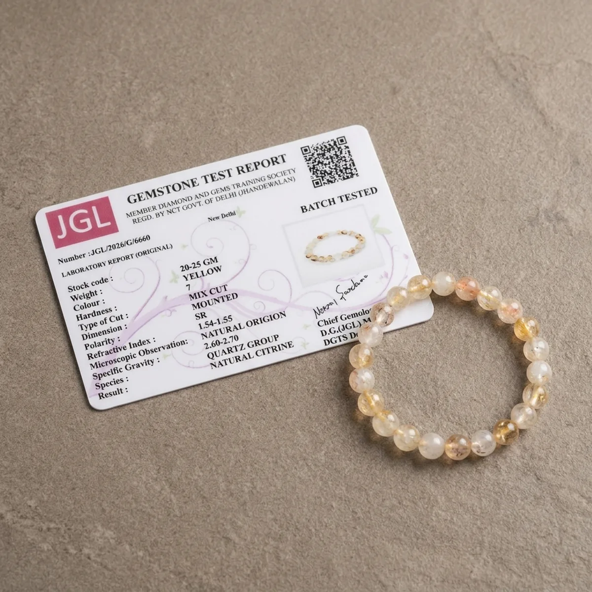 Original Citrine Bracelet