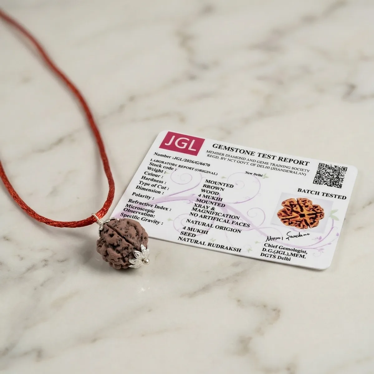 4 Mukhi Nepali Rudraksha — photo 1