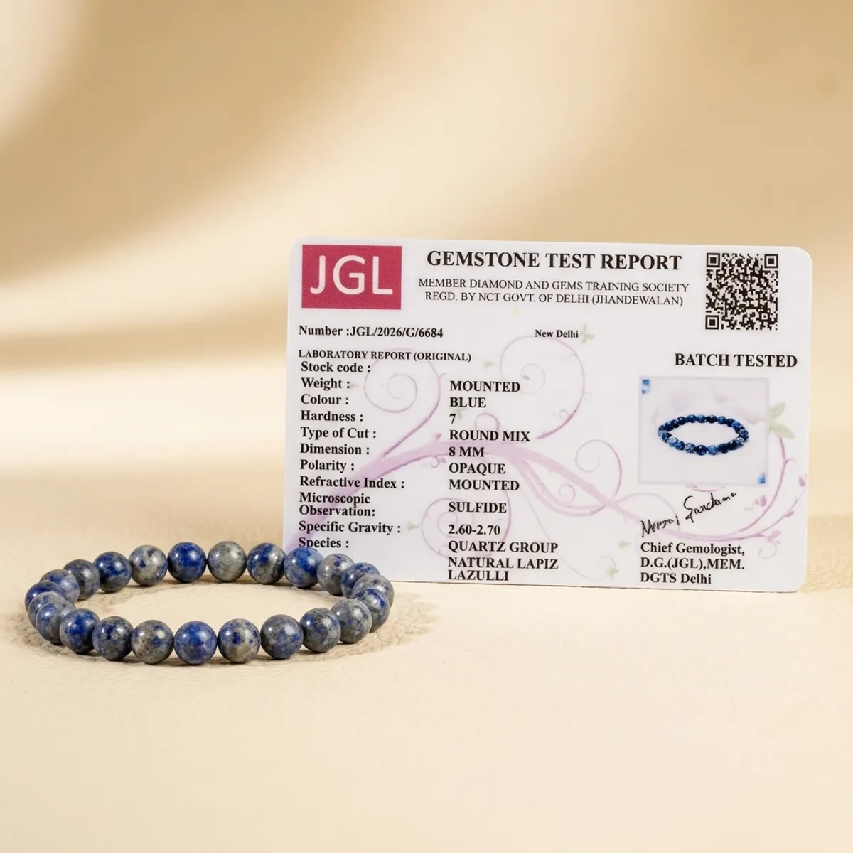 Lapis Lazuli Inner Power Bracelet — photo 1